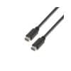 Cabo USB 2.0 Type-C Aisens A107-0057 Para USB Type-C Macho - USB Type-C Macho 2m Preto