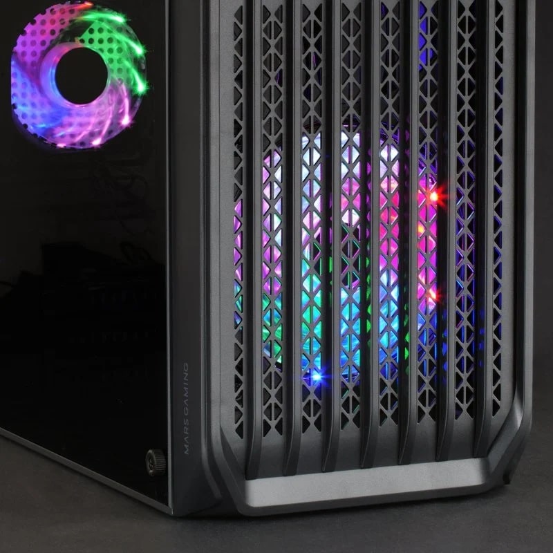 Caixa Gaming Micro-ATX Mars Gaming MC-S2