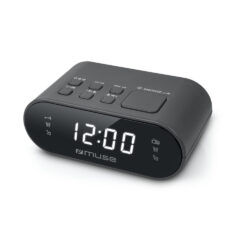 Despertador com Rádio MUSE M-10 Preto Alarme Duplo