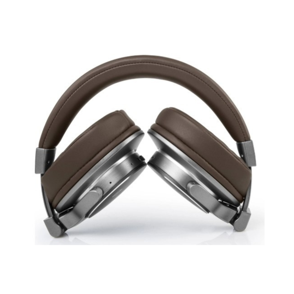 Auscultadores MUSE M-278 Bluetooth Cinza e Castanho