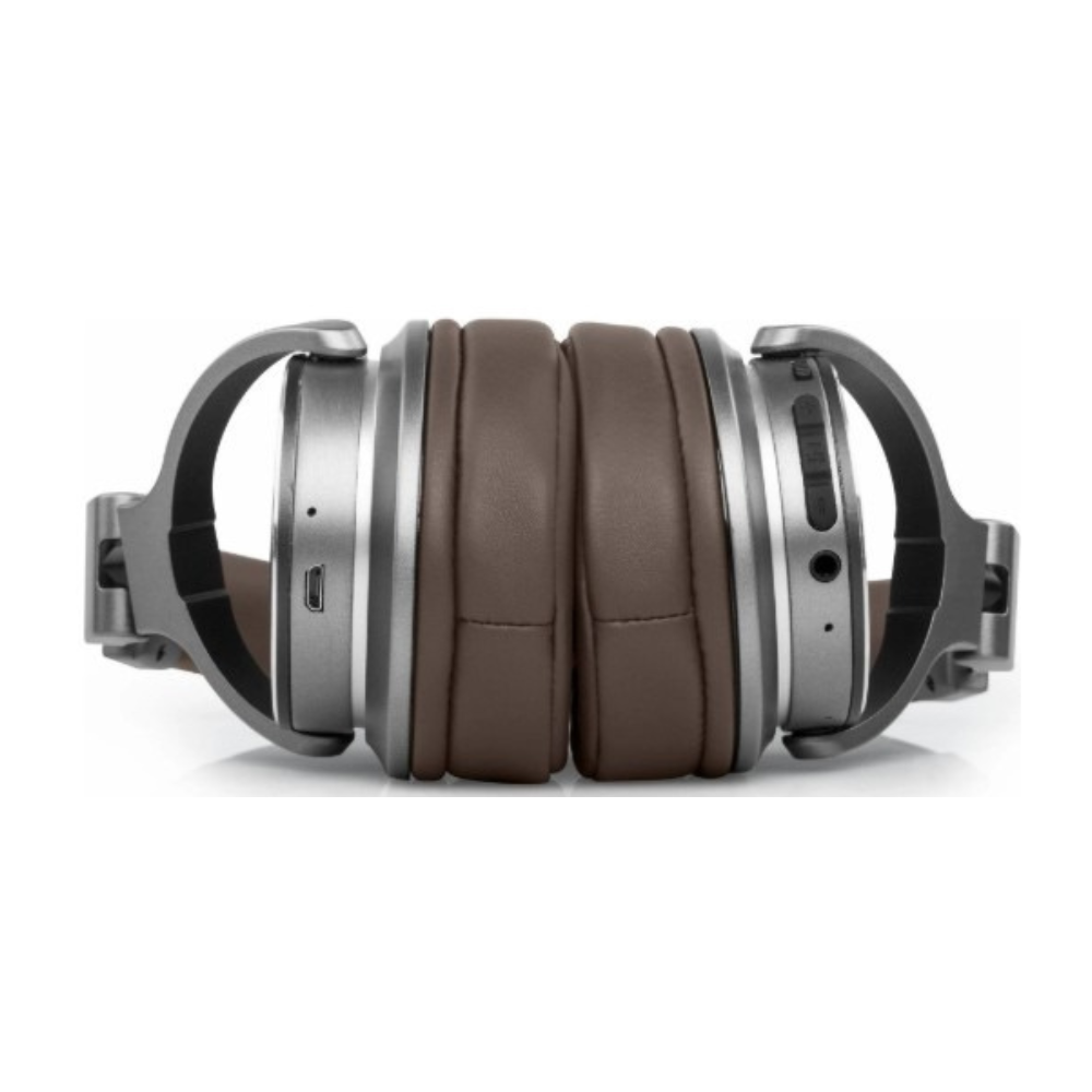 Auscultadores MUSE M-278 Bluetooth Cinza e Castanho - Image 3