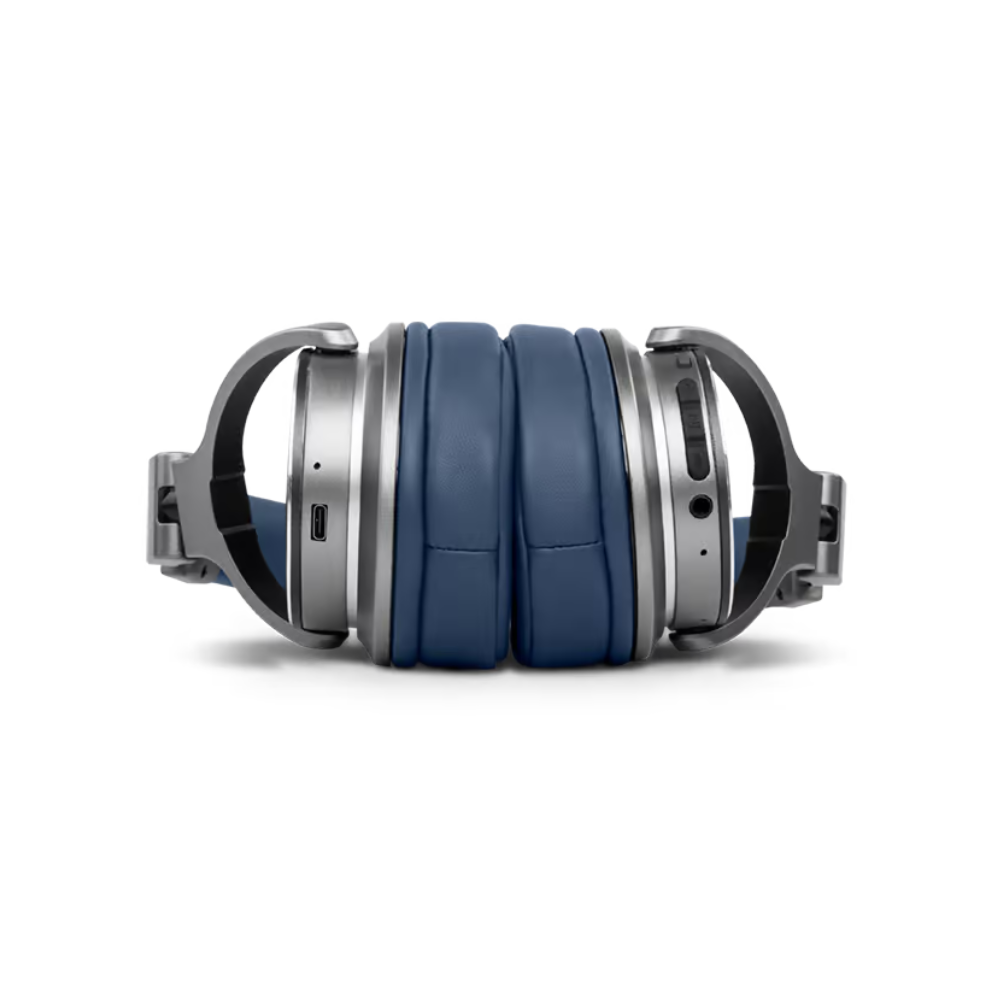 Auscultadores MUSE M-278 Bluetooth Cinza e Azul - Image 3