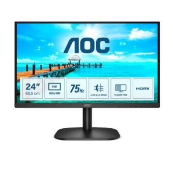 Monitor AOC 24B2XDM 23.8 Full HD Preto