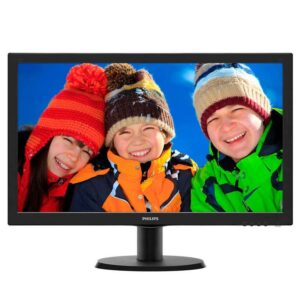 Monitor Philips V-Line 223V5LHSB2 21.5 Full HD Preto