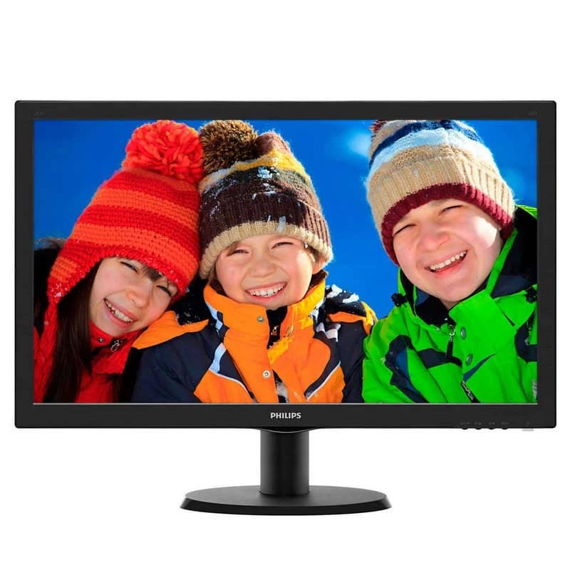 Monitor Philips V-Line 223V5LHSB2 21.5 Full HD Preto