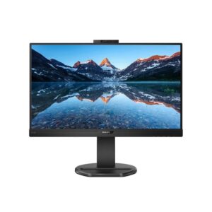 Monitor Professional Philips 243B9H 23.8 Full HD Webcam Multimédia Preto