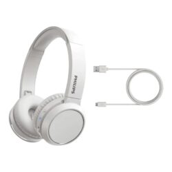 Auscultadores Bluetooth Philips TAH4205 com Microfone Branco