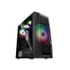 Caixa Gaming ABYSM Danube Hron Vidro Temperado Argb 1x Usb3.0 1x Usb2.0 - Preto