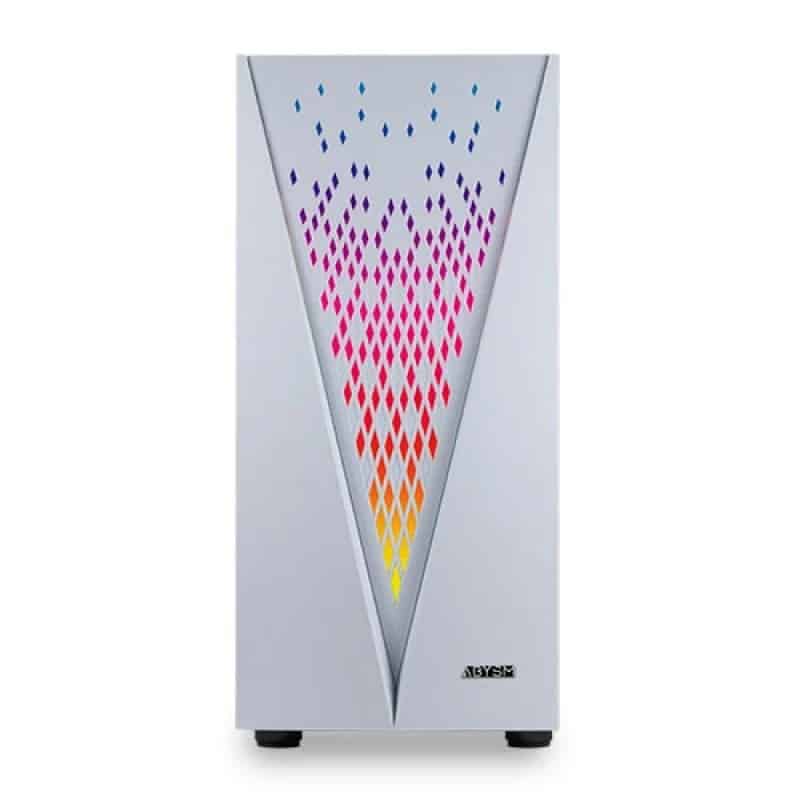 Caixa Gaming ABYSM Danube Kolpa Argb Com Vidro Temperado - Branco