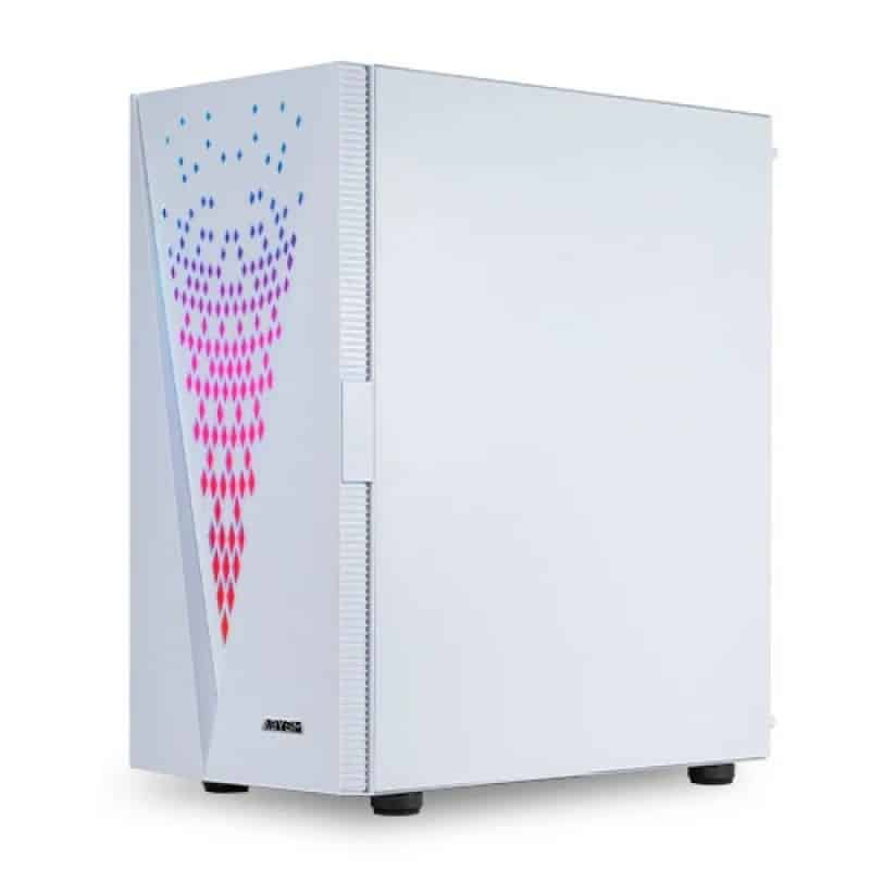 Caixa Gaming ABYSM Danube Kolpa Argb Com Vidro Temperado - Branco