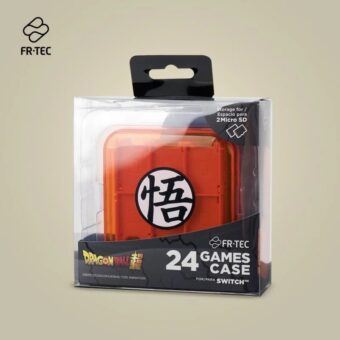 Caixa de Transporte Jogos Nintendo Switch FR-TEC Dragon Ball Super Capacidade para 24 Jogos e 2 Micro SD