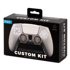 Capa em Silicone FR-TEC Custom Kit Translucent para Comando PS5 Transparente