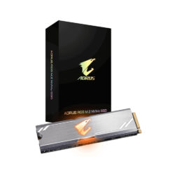 Disco SSD Gigabyte AORUS RGB 256GB M.2 NVMe Com Cooler