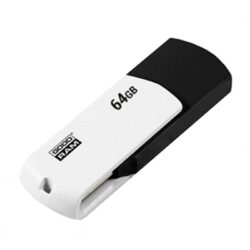 Pen Drive Goodram 64Gb UCO2 USB 2.0 Preto e Branco