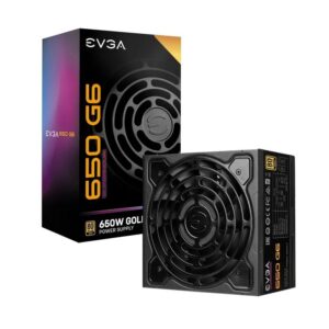 Fonte Alimentação EVGA 650 G6 Supernova 650W Ventilador 13.5cm 80 Plus Gold