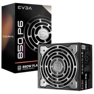 Fonte Alimentação EVGA SuperNova 850 P6 850W Ventoinha 13.5cm 80 Plus Platinum
