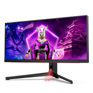 Monitor Gaming AOC 34" Ips 21:9 UWQHD 1Ms 170Hz Hdmi Dp Usb-C Multimédia Preto
