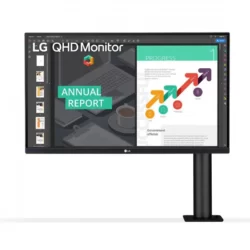 Monitor Profissional LG UltraFine 27QN880-B 27" QHD Multimédia Preto