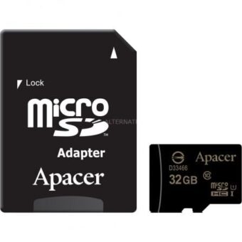 Micro Sdhc Apacer 32GB HC UHS 1 Com Adaptador Class 10 80MBs