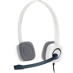 Headphones Logitech H150 com Microfone USB Brancos