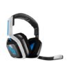 Headphones Gaming Logitech Wireless ASTRO GAMING A20 Branco/Azul PS5/PS4/PC