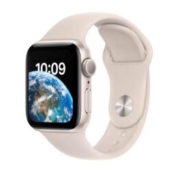 Apple Watch SE GPS Celular 40mm Caixa de Alumínio em Branco Correia Desportiva Branca