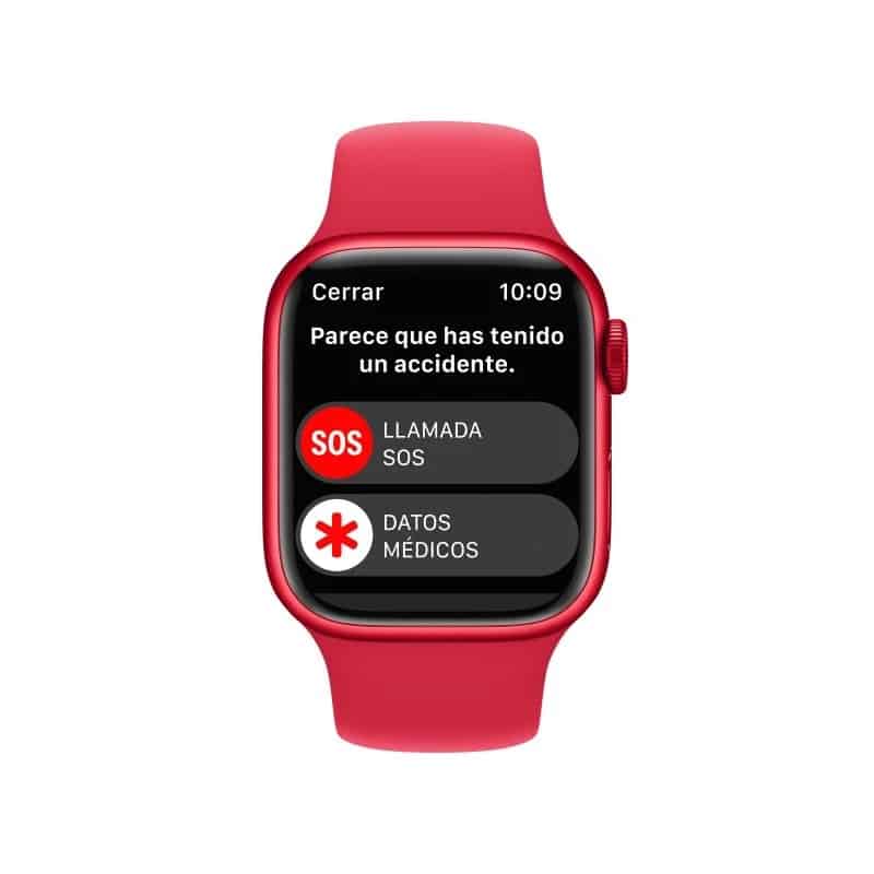 Apple Watch Series 8 GPS 41mm Caixa de Alumínio Vermelha Correia Desportiva Vermelha