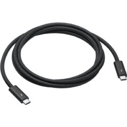 Cabo de Carga Apple Thunderbolt 4 Pro de conector USB Type-C a USB Type-C 1.8m Preto