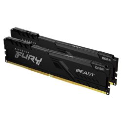 Memória DIMM DDR4 32Gb Kingston (2x16Gb) Fury Beast Black 3200Mhz 1.35V CL16