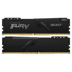 Memória DIMM DDR4 32Gb Kingston (2x16Gb) Fury Beast Black 3200Mhz 1.35V CL16