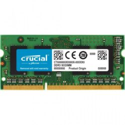 Memória So-Dimm DDR3 4Gb Crucial 1600Mhz 1.35V CL11