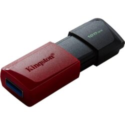 Pen drive Kingston DataTraveler Exodia M 128Gb USB 3.2 Preta Vermelha