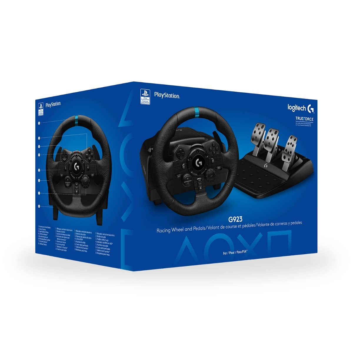 Volante Logitech G923 TRUEFORCE para PS4/ PS5/ PC