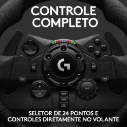 Simulador Volante com Pedais Logitech G923 Trueforce Compatível com PS4 PS5 PC