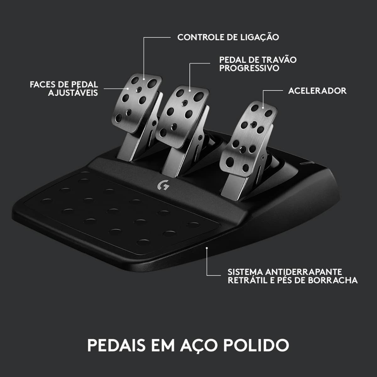 Volante E Pedais Logitech G920