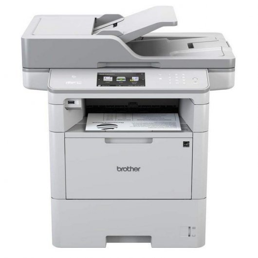 Multifunções Jacto de Tinta Brother MFC-L6800DW WiFi Duplex 46ppm Branca