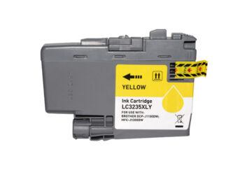 Tinteiro Compatível Brother LC3235XL/LC3233 Substitui LC3235XLY/LC3233Y Amarelo