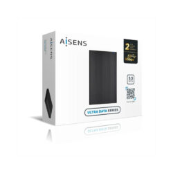 Caixa Externa para Disco Duro de 3.5″ Aisens ASE-3532B USB 3.1 Preta