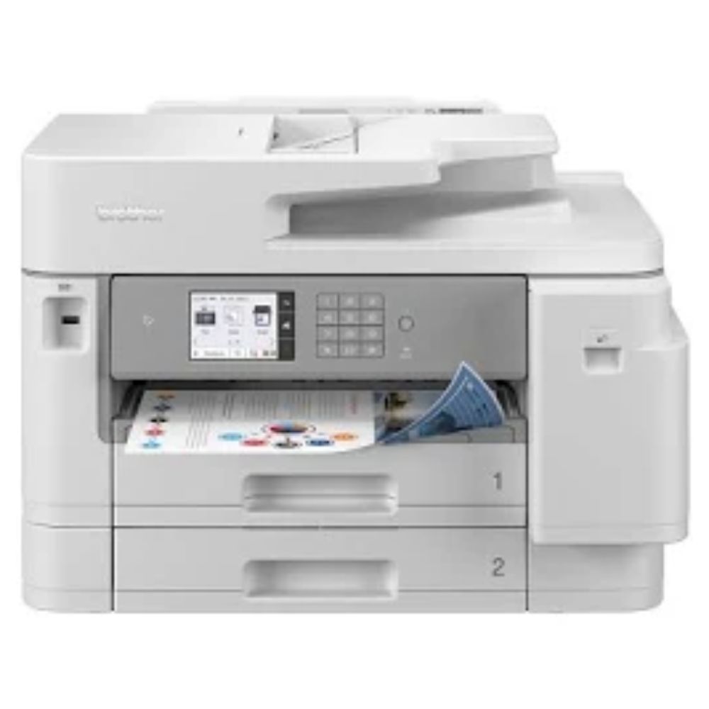 Impressora Multifunções Jacto de Tinta A3 Brother MFC-J5955DW WiFi Fax Duplex Branca