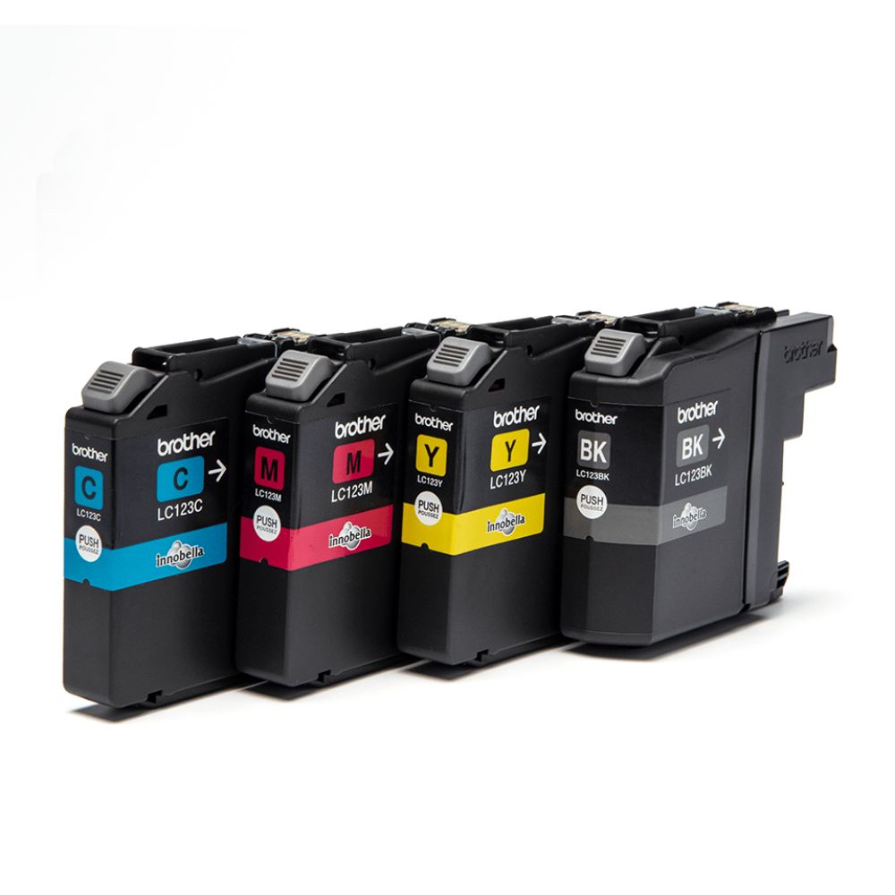 Tinteiro Original Brother Multipack LC-123 Azul Magenta Amarelo Preto - Image 2