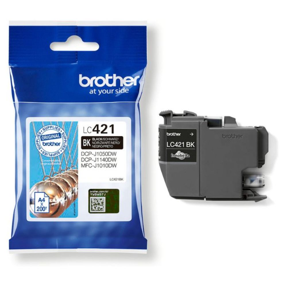 Tinteiro Original Brother LC421BK Preto