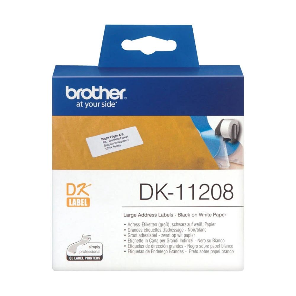 Rolo Etiquetas Original Brother DK11208 38x90 mm 400 Unidades pré Cortadas - Image 3