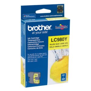 Tinteiro Original Brother LC-980Y Amarelo