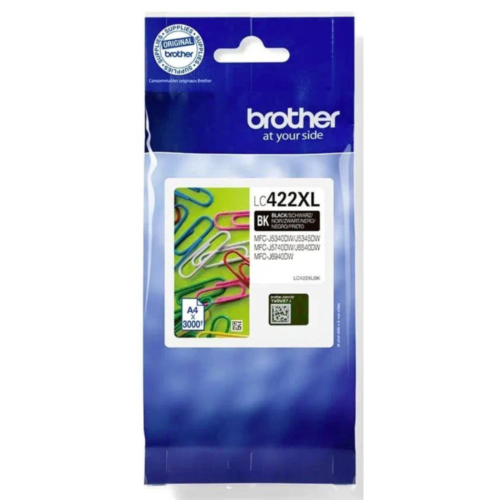 Tinteiro Original Brother LC-422 XL Alta Capacidade Preto - Image 2