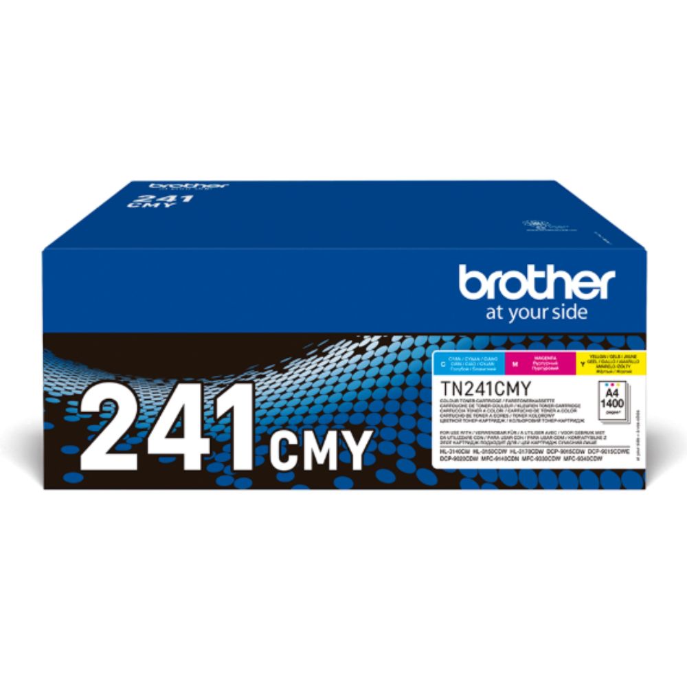Toner Original Multipack Brother TN241CMY Azul Magenta Amarelo - Image 3