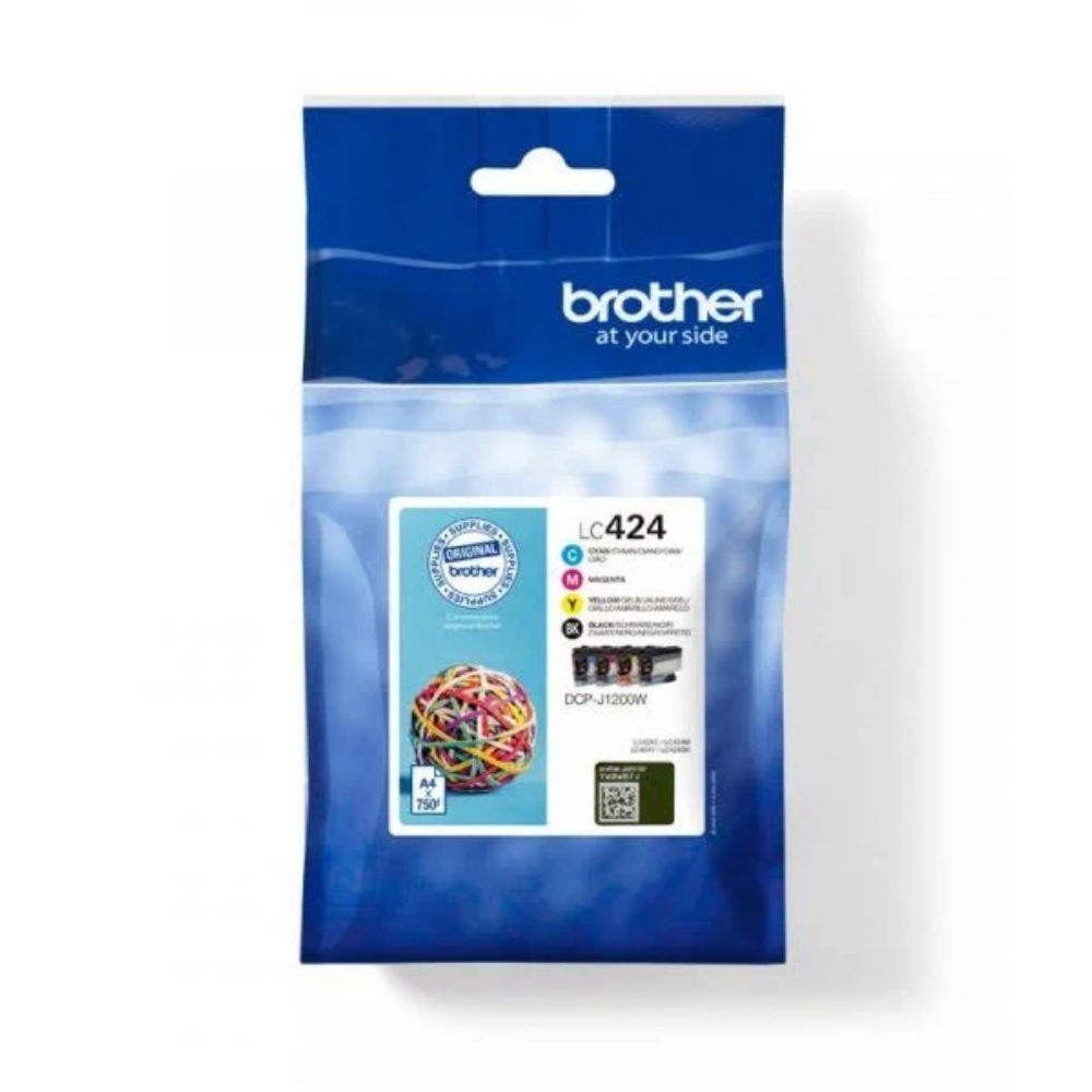 Tinteiro Original Multipack Brother LC424VAL Azul Magenta Amarelo Preto - Image 2