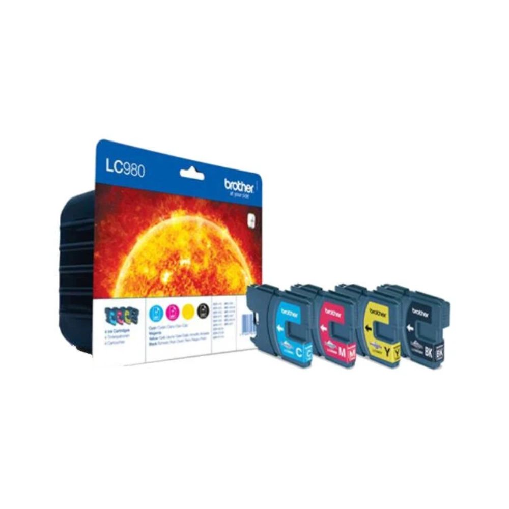 Tinteiro Original Multipack Brother LC-980 Azul Magenta Amarelo Preto - Image 2