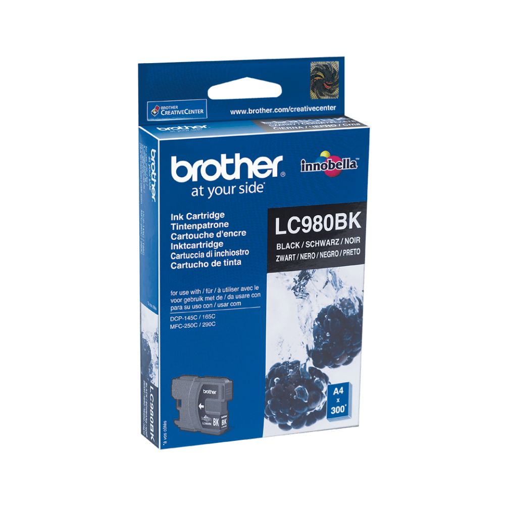 Tinteiro Original Brother LC-980BK Preto - Image 2
