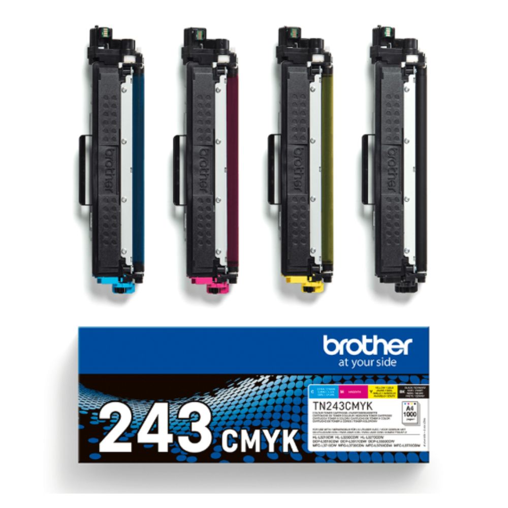 Toner Original Multipack Brother TN- 243CMYK Ciano Magenta Amarelo Preto