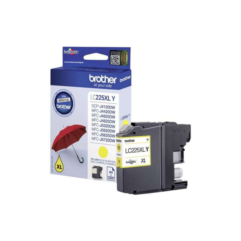Tinteiro Original Brother LC-225XL Alta Capacidade Amarelo - Image 2